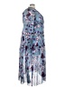 Unbranded 100% Polyester Print Blue Casual Dress Size 3X - photo 4