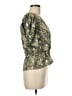 WAYF 100% Recycled Polyester Green Short Sleeve Blouse Size M - photo 4