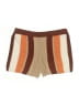 Almost Famous 100% Acrylic Stripes Brown Shorts Size XL - photo 2
