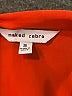 Naked Zebra 100% Polyester Orange Sleeveless Blouse Size S - photo 7