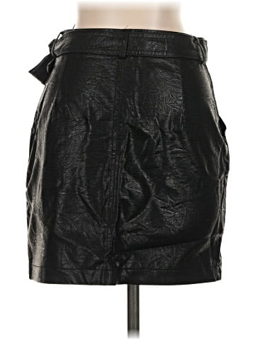 Shinestar Faux Leather Skirt (view 2)
