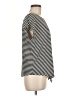 Max Studio Stripes Black Short Sleeve Top Size M - photo 4