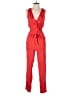 Marilyn Monroe 100% Rayon Solid Red Jumpsuit Size XS - photo 1
