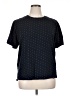 Assorted Brands Polka Dots Black Short Sleeve Top Size XL - photo 1