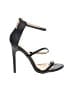 Venus 100% Leather Black Sandals Size 8 - photo 1