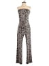 Veronica M. Animal Print Ivory Jumpsuit Size S - photo 1