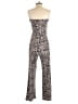 Veronica M. Animal Print Ivory Jumpsuit Size S - photo 2