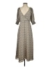 Lulus x Lush 100% Polyester Paisley Gray Casual Dress Size S - photo 1