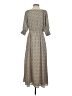 Lulus x Lush 100% Polyester Paisley Gray Casual Dress Size S - photo 2