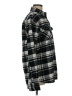 JACHS 100% Cotton Plaid Black Long Sleeve Button-Down Shirt Size M - photo 4