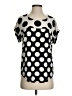 Chico's Polka Dots Black Short Sleeve Blouse Size S - photo 1