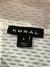Koral Ivory Long Sleeve Polo Size S - photo 7