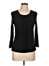 Cupio 100% Rayon Black 3/4 Sleeve Top Size L - photo 1