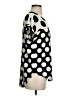 Chico's Polka Dots Black Short Sleeve Blouse Size S - photo 4