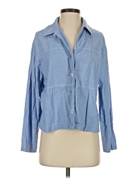 St. John Sport 3/4 Sleeve Button Down Shirt
