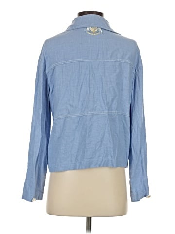 St. John Sport 3/4 Sleeve Button-Down Shirt (view 2)