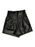 Zara Metallic Black Shorts Size XS - photo 1