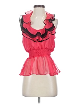 Marine Blu Sleeveless Blouse