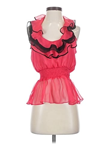 Marine Blu Sleeveless Blouse (view 1)