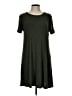Madewell Solid Gray Casual Dress Size L - photo 1