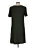 Madewell Solid Gray Casual Dress Size L - photo 2
