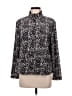 Kim Rogers Animal Print Black Jacket Size L (petite) - photo 1