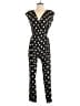 Corey Lynn Calter 100% Viscose Polka Dots Black Jumpsuit Size XS - photo 1