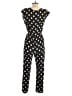 Corey Lynn Calter 100% Viscose Polka Dots Black Jumpsuit Size XS - photo 2