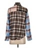 Rails Plaid Brown Long Sleeve Button-Down Shirt Size S - photo 2