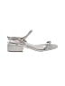 Badgley Mischka Metallic Silver Gold Sandals Size 6 - photo 1