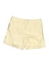 Talbots 100% Linen Yellow Khaki Shorts Size 6 - photo 2