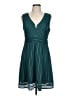 J.Crew Chevron-herringbone Teal Cocktail Dress Size 12 (petite) - photo 1