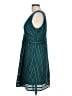 J.Crew Chevron-herringbone Teal Cocktail Dress Size 12 (petite) - photo 5