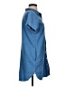 Unbranded Blue Short Sleeve Button-Down Shirt Size S - photo 4