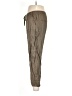 MNG 100% Linen Brown Casual Pants Size L - photo 5