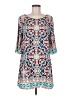 Bebop 100% Polyester Paisley Teal Casual Dress Size M - photo 1