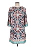 Bebop 100% Polyester Paisley Teal Casual Dress Size M - photo 2
