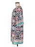 Bebop 100% Polyester Paisley Teal Casual Dress Size M - photo 5