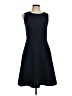 Talbots 100% Polyester Solid Black Casual Dress Size 6 - photo 1