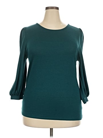 Bobeau 3/4 Sleeve Top (view 1)
