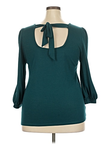 Bobeau 3/4 Sleeve Top (view 2)