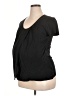 Angel Maternity Black Short Sleeve Top Size XL Maternity - photo 1