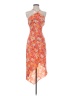 Express Floral Orange Cocktail Dress Size 3 - 4 - photo 1