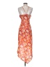 Express Floral Orange Cocktail Dress Size 3 - 4 - photo 2