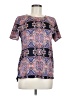 The Limited 100% Polyester Purple Short Sleeve Blouse Size M - photo 1