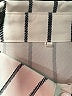 Unbranded 100% Polyester Stripes Ivory 3/4 Sleeve Blouse Size L - photo 7