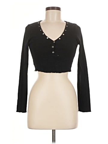 Bershka Long Sleeve Henley (view 1)