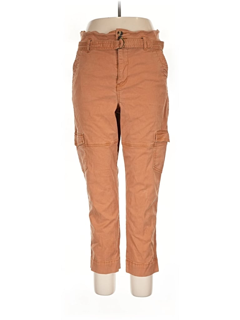 Pre-owned Cabi Cargo Pants In Brown