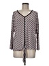 Democracy Gray Long Sleeve Blouse Size M - photo 1