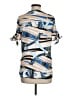 Listicle 100% Rayon Blue Short Sleeve Blouse Size M - photo 2